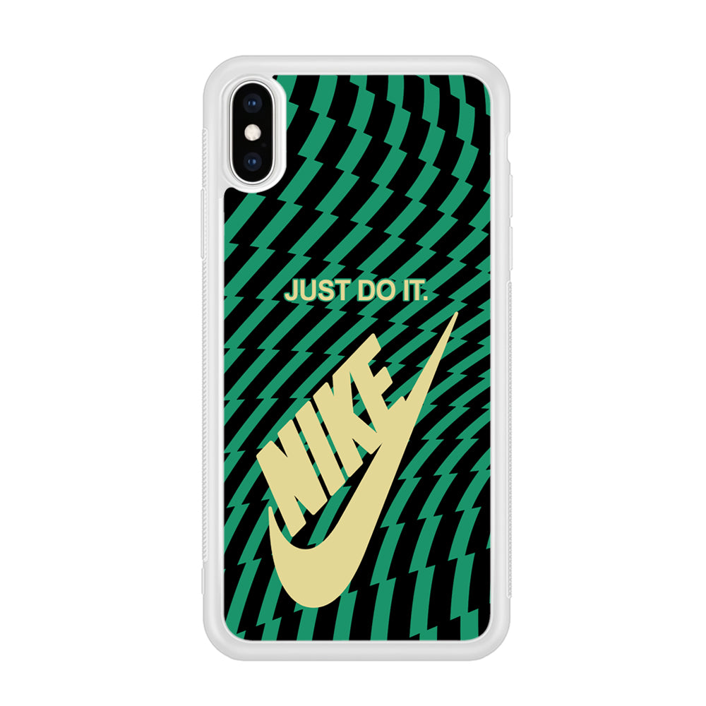 Nike Blaster Colour Green And Black iPhone Xs Max Case