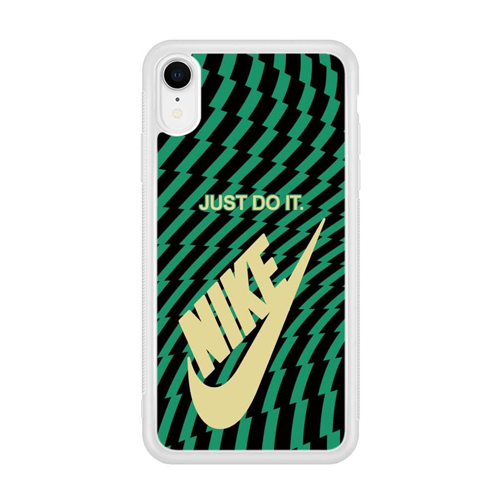 Nike Blaster Colour Green And Black iPhone XR Case