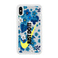 Nike Blue Flowers Just Do It iPhone X Case