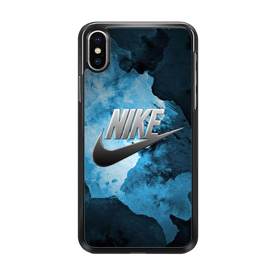 Nike Blue Marble Symbol iPhone Xs Max Case