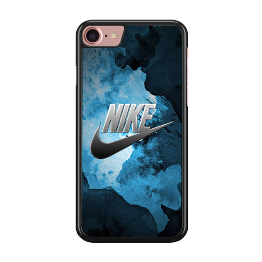 Nike Blue Marble Symbol iPhone 8 Case