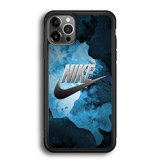 Nike Blue Marble Symbol iPhone 12 Pro Max Case
