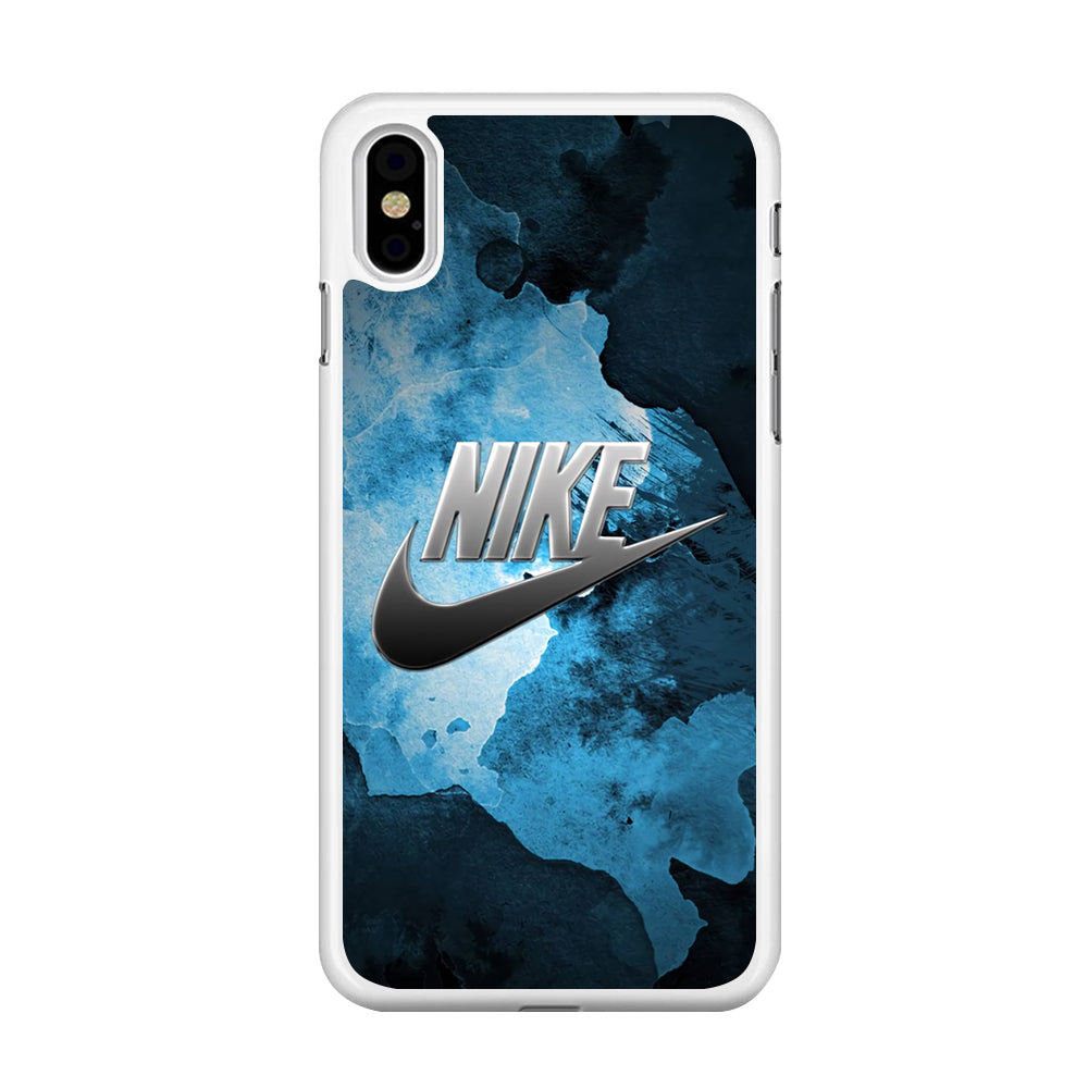 Nike Blue Marble Symbol iPhone Xs Max Case