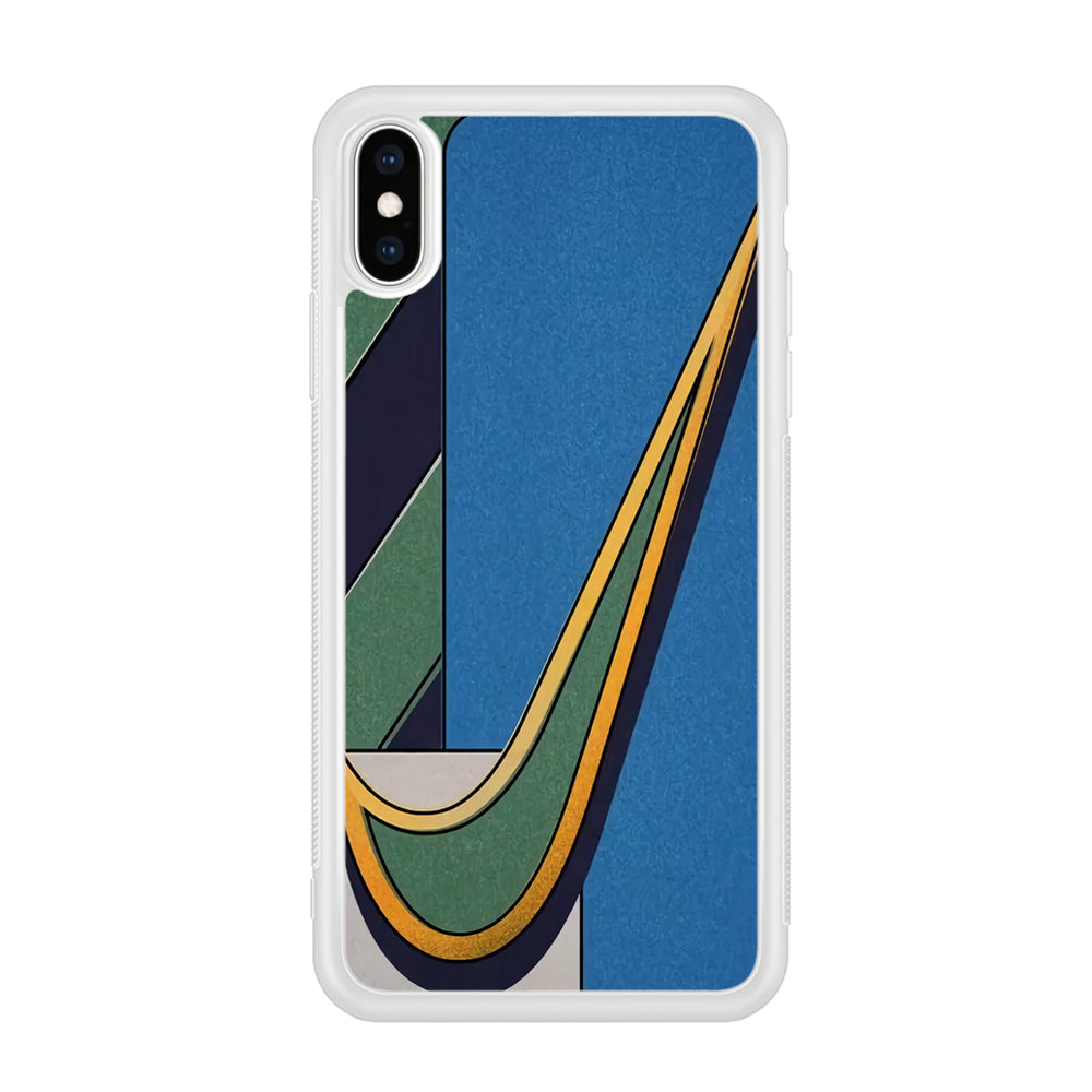 Nike Box Logo iPhone X Case