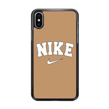 Nike Chocolate Word iPhone Xs Max Case