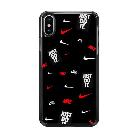 Nike Collage Of Emblem Icon iPhone Xs Max Case