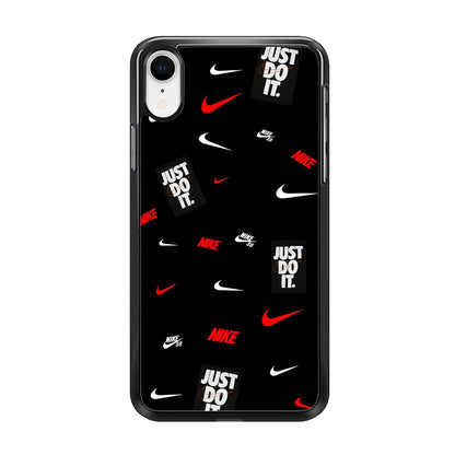 Nike Collage Of Emblem Icon iPhone XR Case