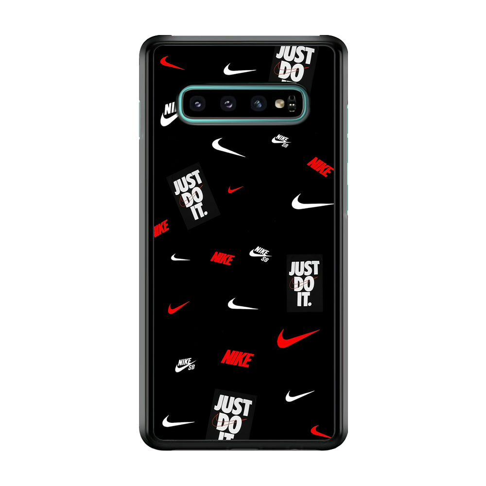 Nike Collage Of Emblem Icon Samsung Galaxy S10 Case