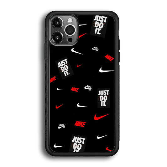 Nike Collage Of Emblem Icon iPhone 12 Pro Max Case