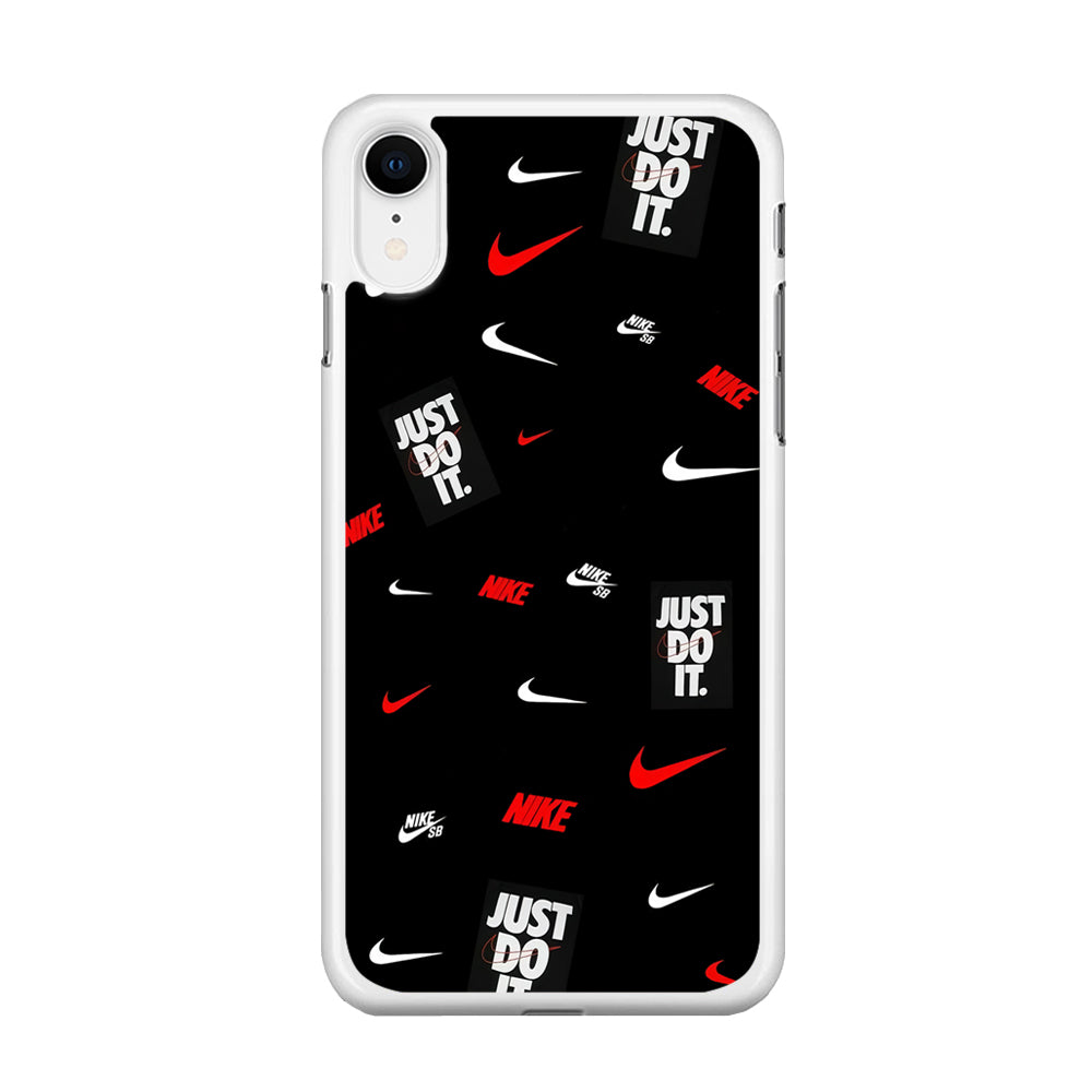Nike Collage Of Emblem Icon iPhone XR Case