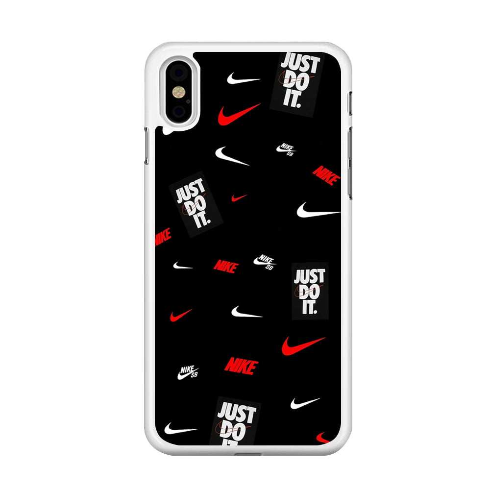 Nike Collage Of Emblem Icon iPhone Xs Max Case