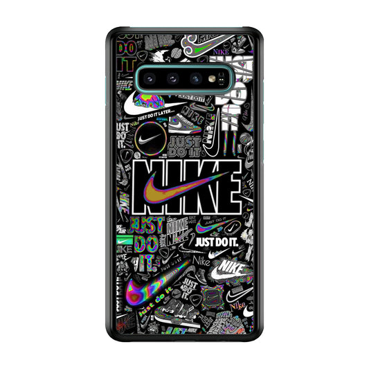 Nike Collage Of Logo Samsung Galaxy S10 Case