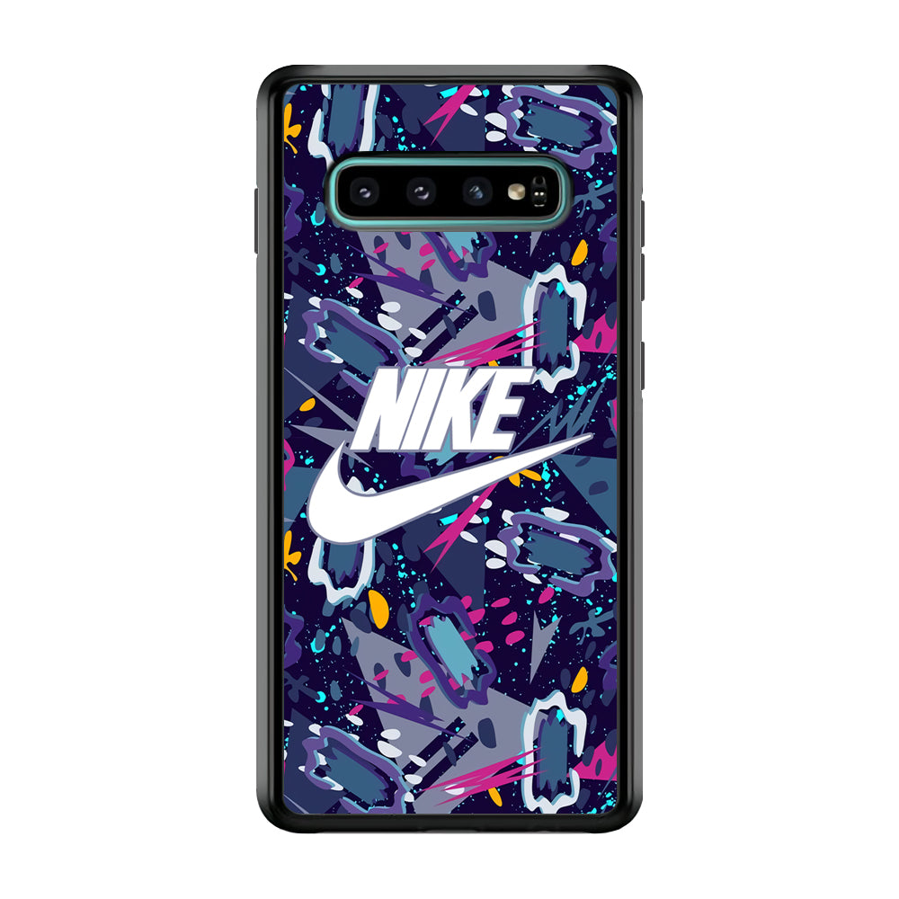 Nike Colour Abstract Shapes Samsung Galaxy S10 Case