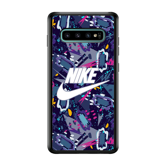 Nike Colour Abstract Shapes Samsung Galaxy S10 Case