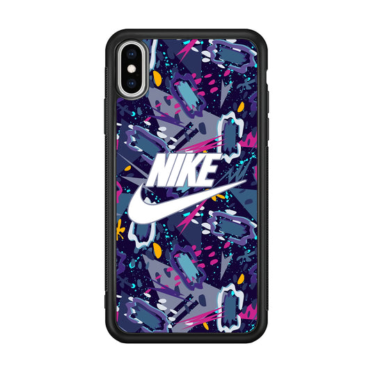 Nike Colour Abstract Shapes iPhone Xs Max Case