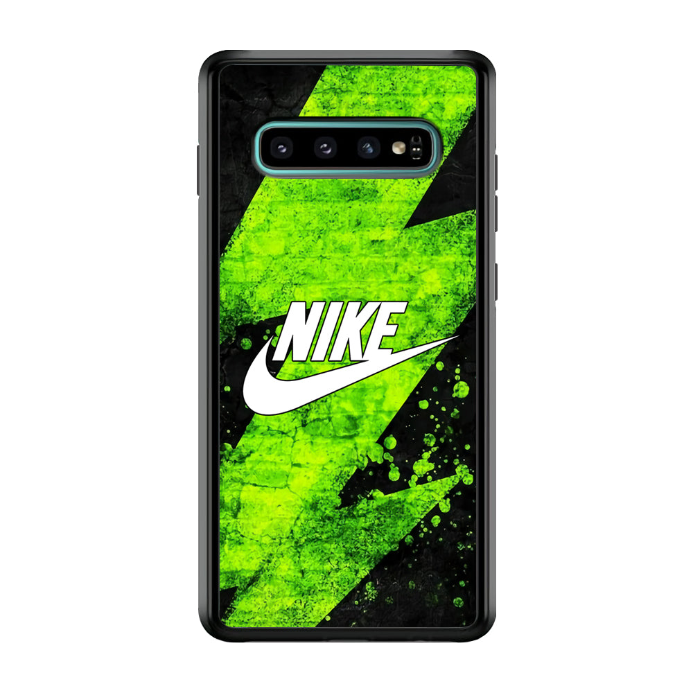 Nike Flash Green Samsung Galaxy S10 Case