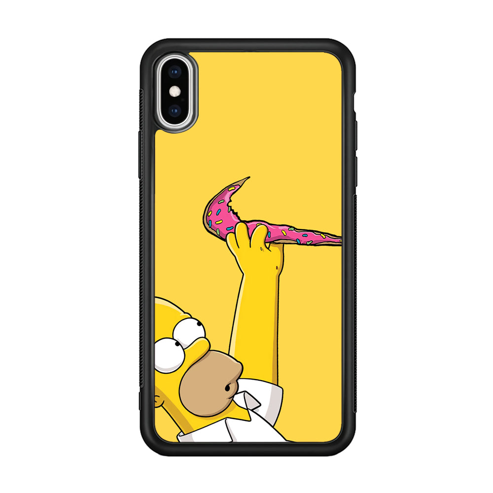 Nike Homer Donut iPhone X Case