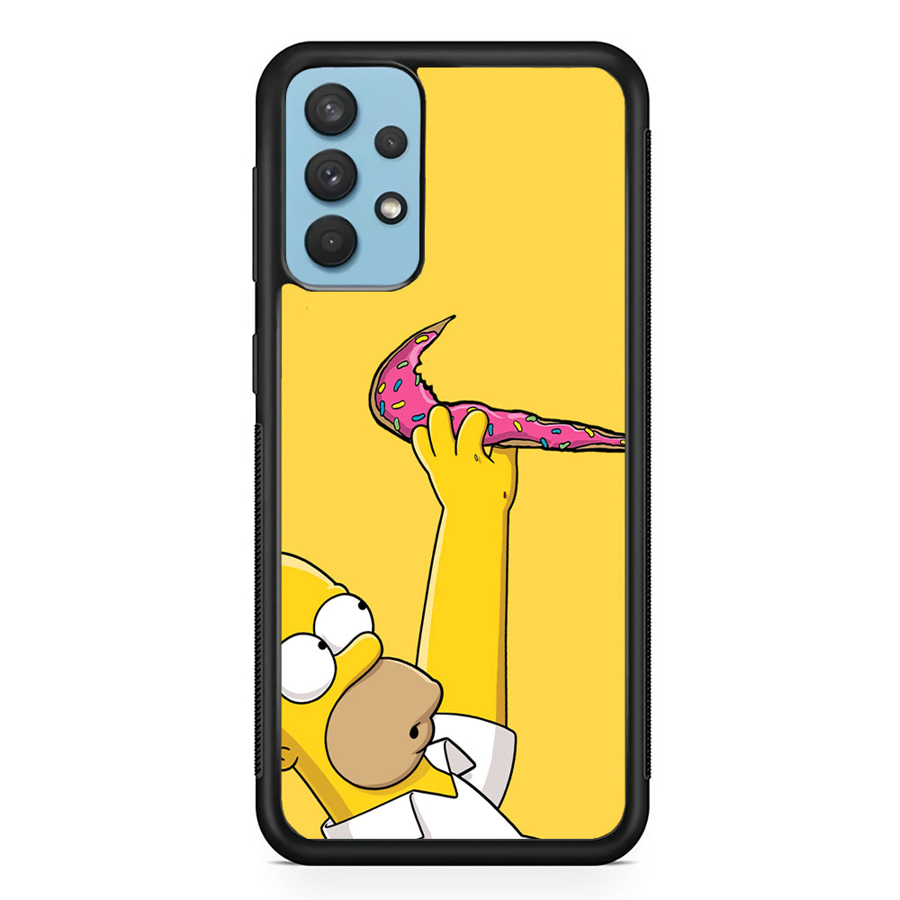 Nike Homer Donut Samsung Galaxy A32 Case