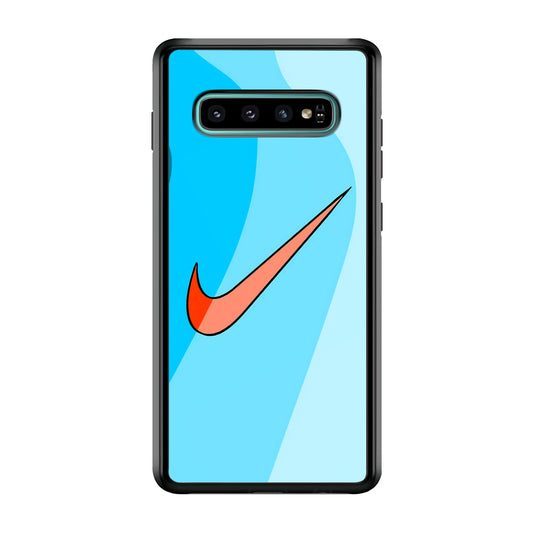 Nike Layer Blue Gradation Samsung Galaxy S10 Case