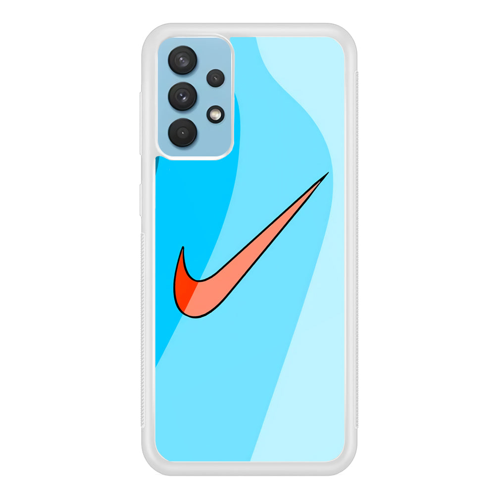 Nike Layer Blue Gradation Samsung Galaxy A32 Case