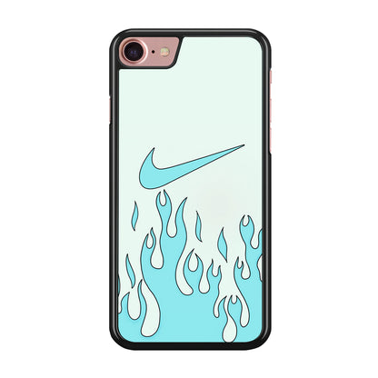 Nike Logo Fire Blue iPhone 8 Case