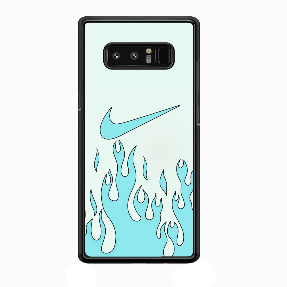 Nike Logo Fire Blue Samsung Galaxy Note 8 Case