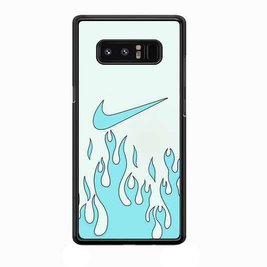 Nike Logo Fire Blue Samsung Galaxy Note 8 Case