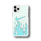 Nike Logo Fire Blue iPhone 11 Pro Case