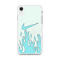 Nike Logo Fire Blue iPhone XR Case