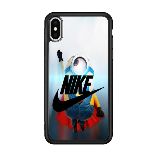 Nike Minions Superman Cosplay iPhone XS Case