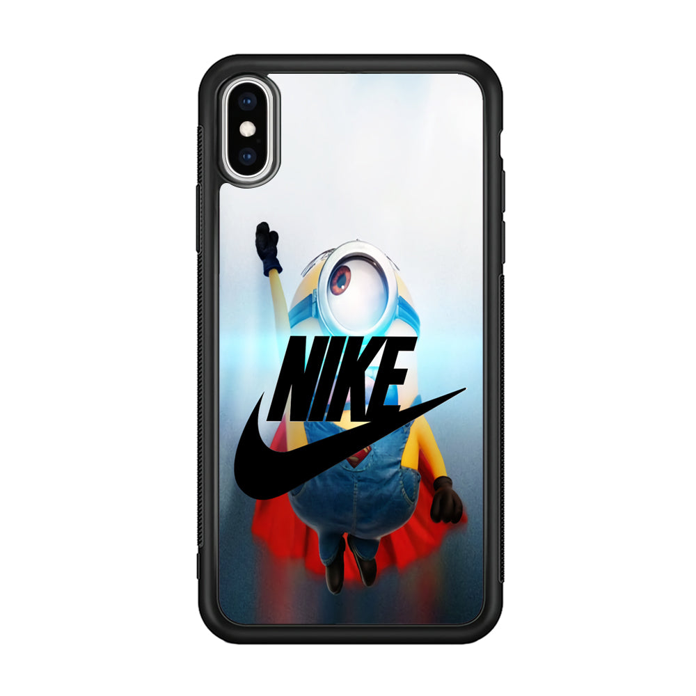 Nike Minions Superman Cosplay iPhone X Case