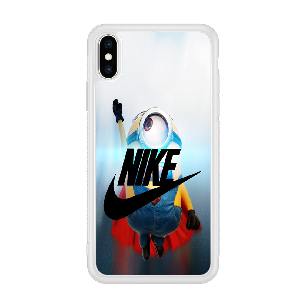 Nike Minions Superman Cosplay iPhone X Case