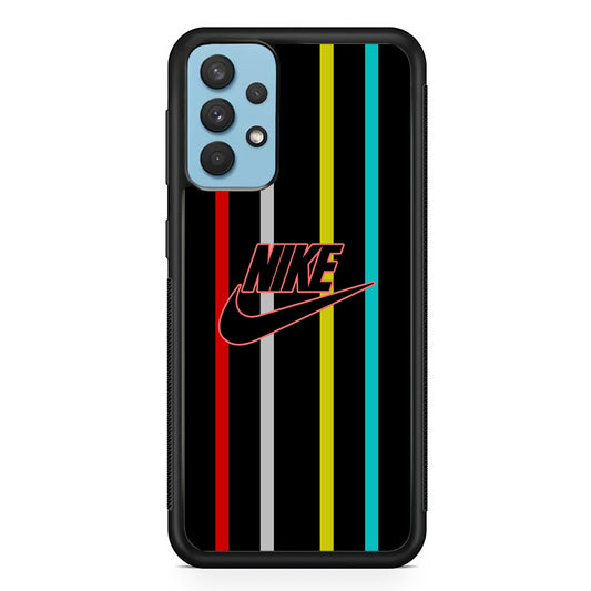 Nike Stripe Four Colour Samsung Galaxy A32 Case