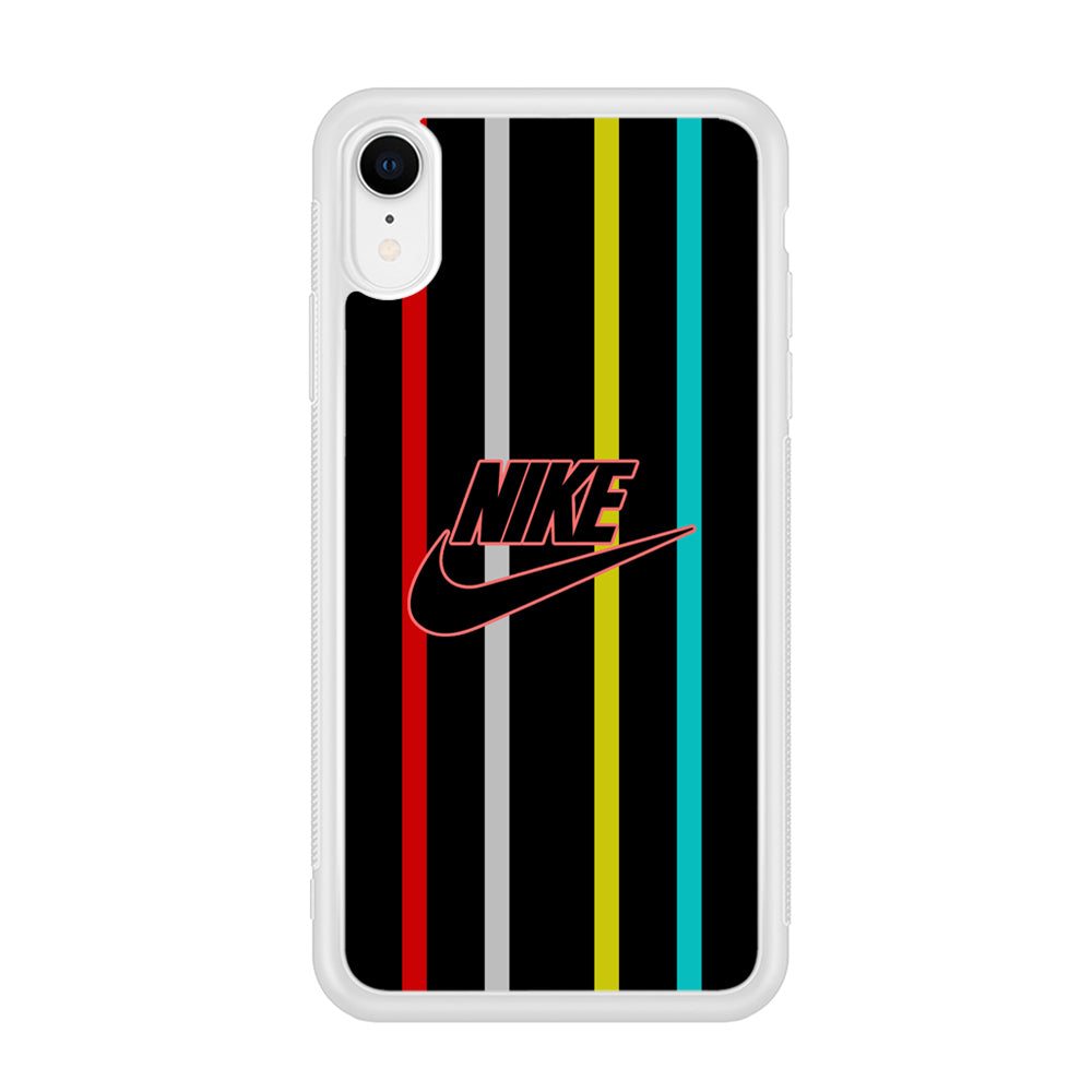 Nike Stripe Four Colour iPhone XR Case