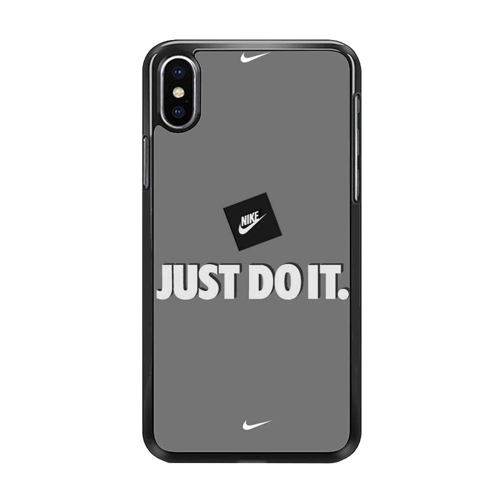 Nike Word Grey iPhone Xs Max Case