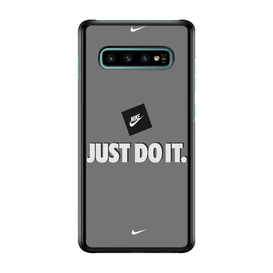 Nike Word Grey Samsung Galaxy S10 Case