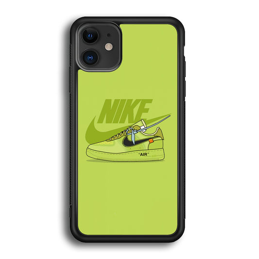 Nike Air Lime Green iPhone 12 Case