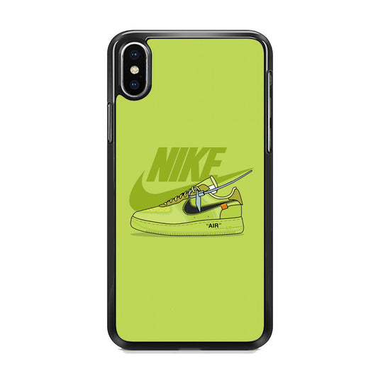 Nike Air Lime Green iPhone Xs Max Case