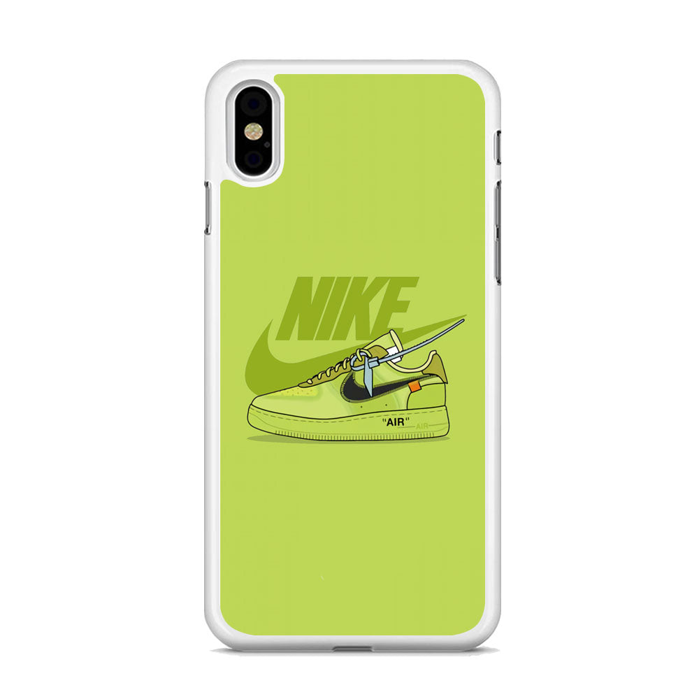 Nike Air Lime Green iPhone Xs Max Case