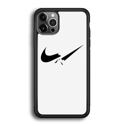 Nike Broken Logo iPhone 12 Pro Max Case