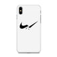 Nike Broken Logo iPhone X Case