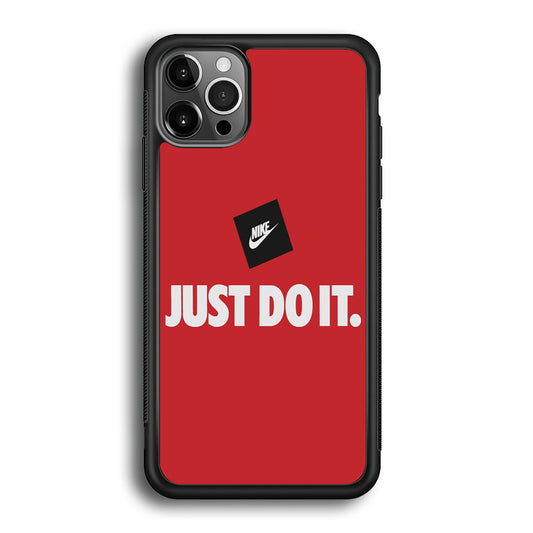 Nike Just do It Candy Red iPhone 12 Pro Max Case