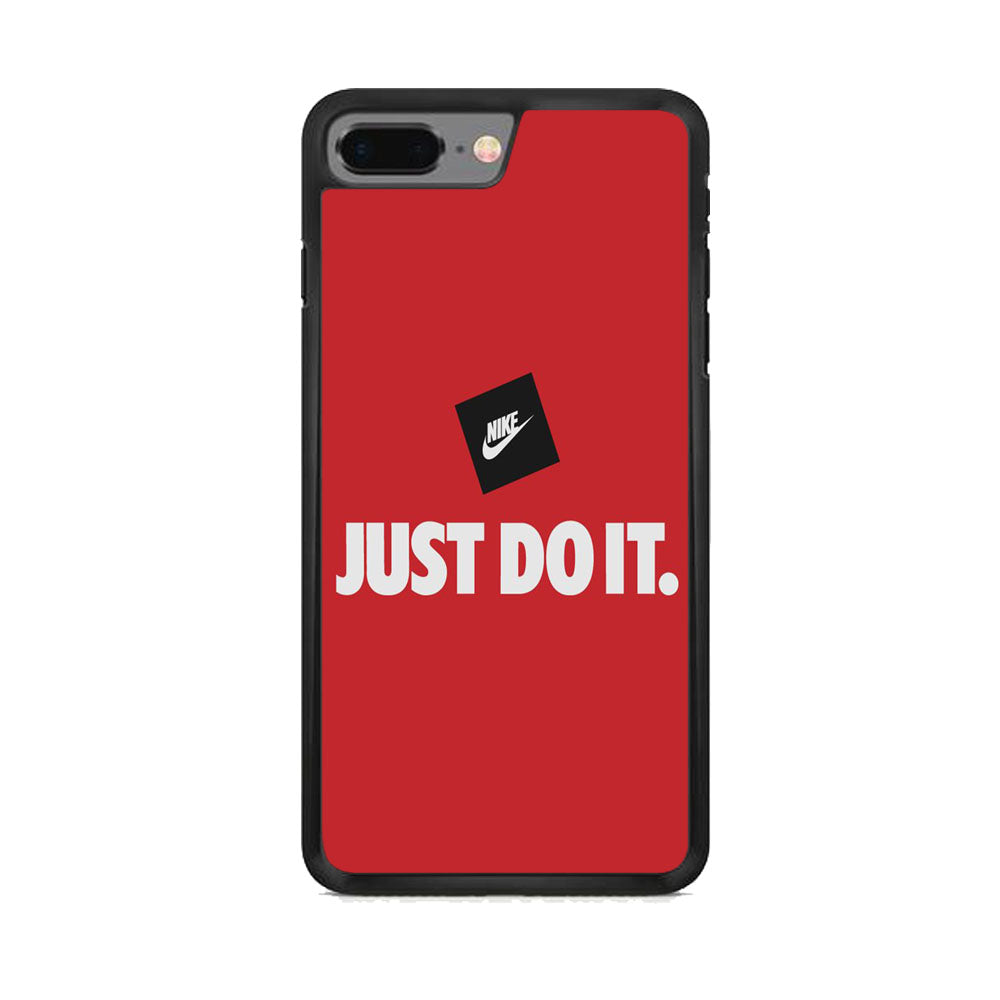 Nike Just do It Candy Red iPhone 8 Plus Case