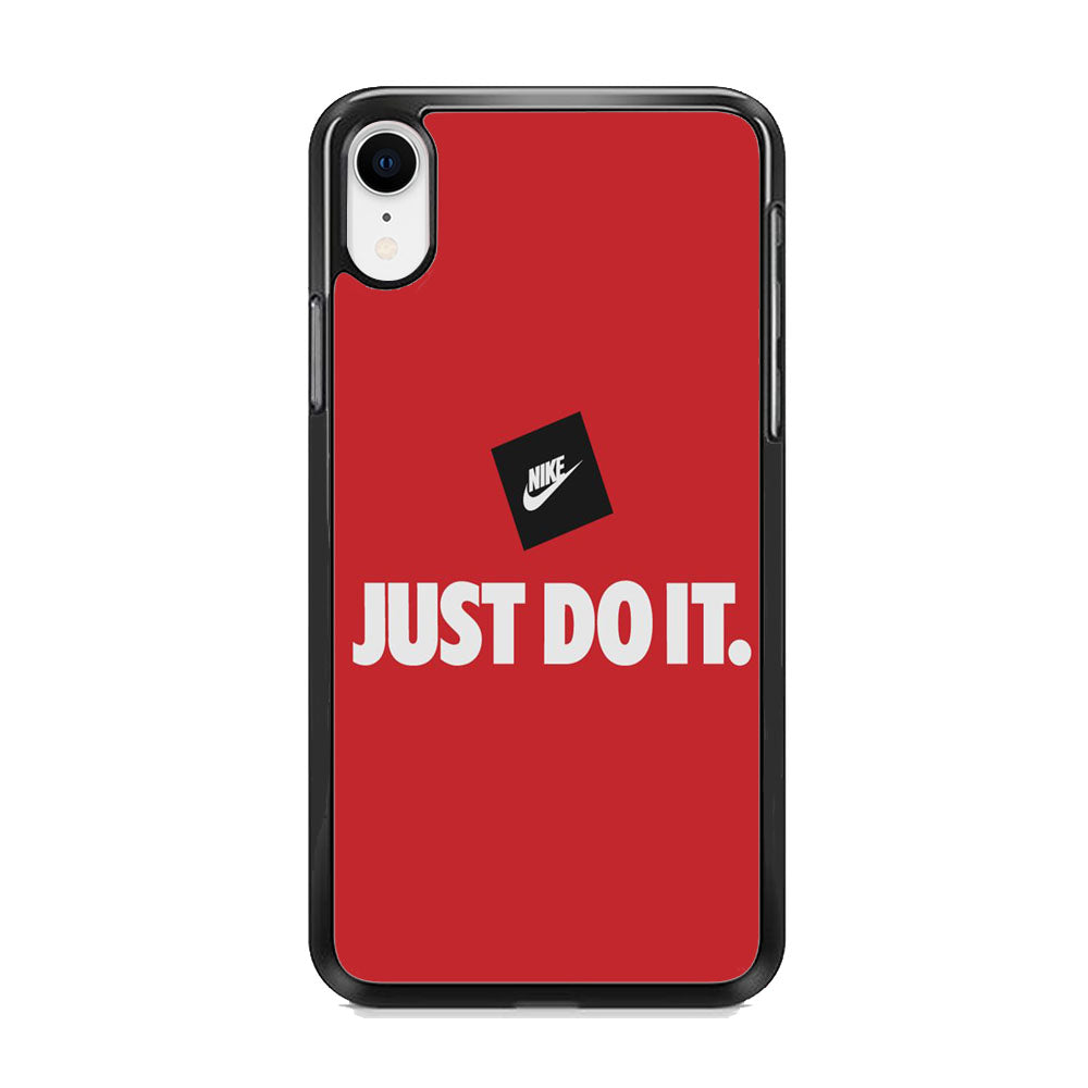 Nike Just do It Candy Red iPhone XR Case