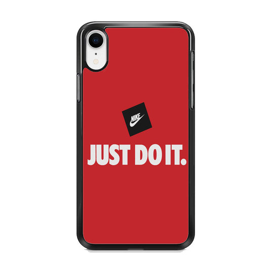 Nike Just do It Candy Red iPhone XR Case