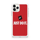 Nike Just do It Candy Red  iPhone 11 Pro Case