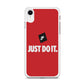 Nike Just do It Candy Red iPhone XR Case