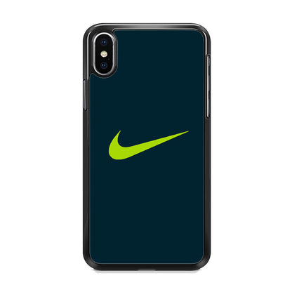 Nike Navy Green iPhone X Case