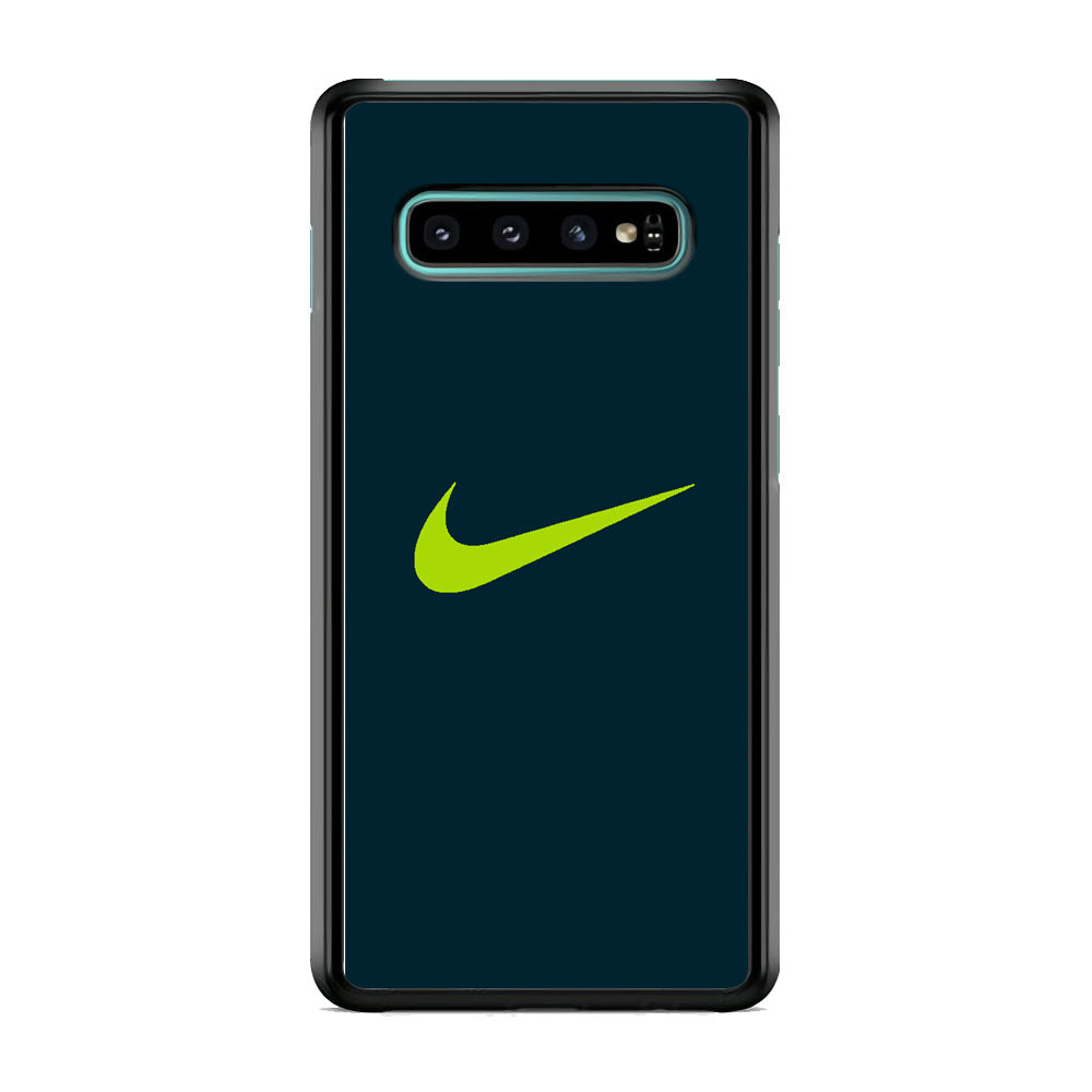 Nike Navy Green Samsung Galaxy S10 Case