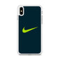 Nike Navy Green iPhone Xs Max Case